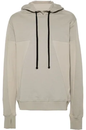 THOM KROM Hoodie mit Kontrasteinsätzen
