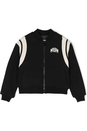 Msgm Bomberjacke mit Logo-Print