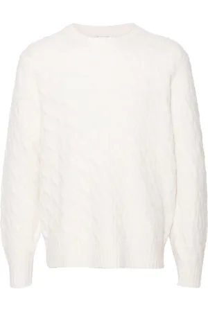 ELEVENTY Pullover mit Zopfmuster