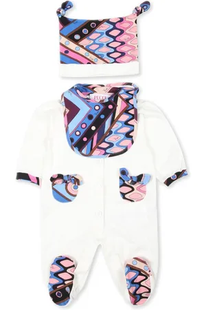 PUCCI Junior Strampler-Set mit Vivara-Print