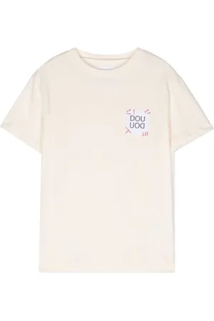 DOUUOD KIDS T-Shirt mit Logo-Patch