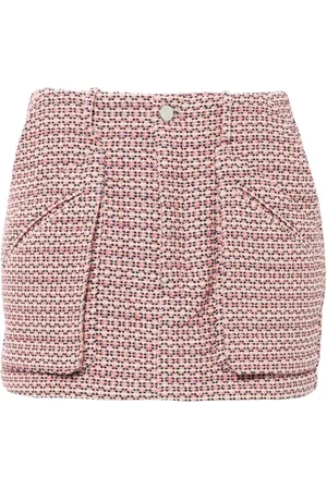 AMIRI Minirock aus Tweed