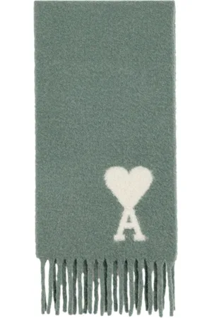 Ami Oversized-Schal mit Logo-Stickerei
