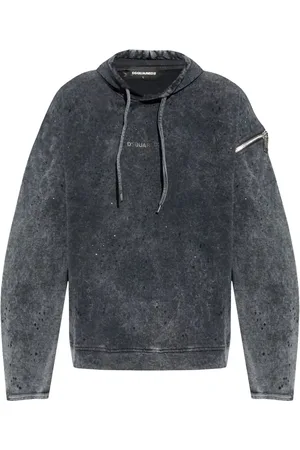 Dsquared2 Hoodie mit gebürstetem Finish