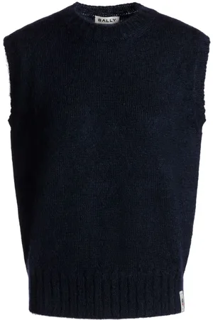 Bally Strickoberteil mit Logo-Patch