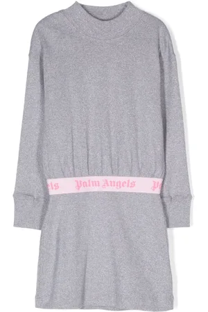 Palm Angels Kleid mit Logo-Bund