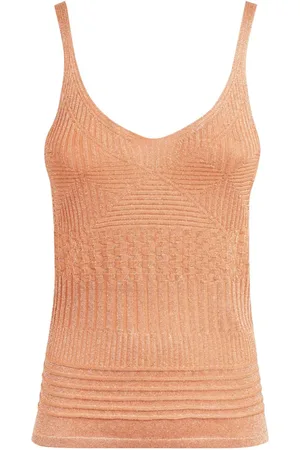 Missoni Top in Metallic-Optik