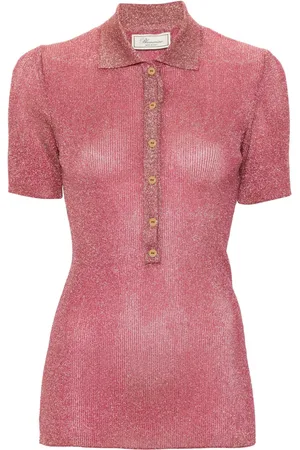 BLUMARINE Poloshirt aus Lurex
