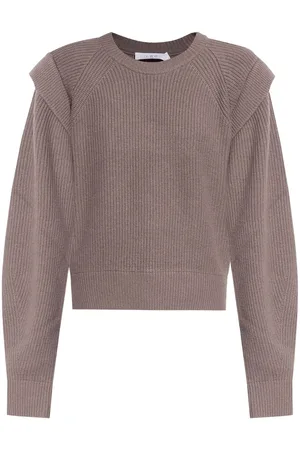 IRO Pullover mit Schulterpolstern