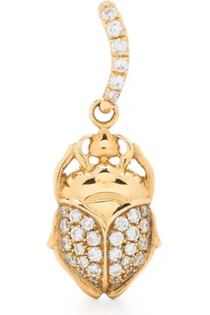 Aurélie Bidermann 18kt yellow Beetle pendant