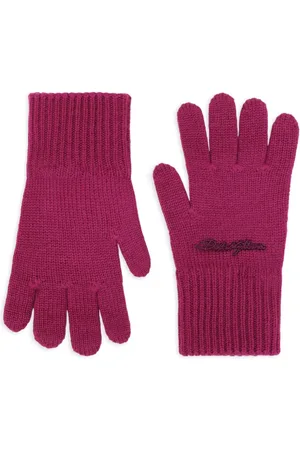 Dolce & Gabbana Handschuhe mit Logo-Stickerei