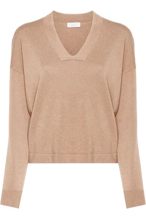 PESERICO SIGN Pullover im Metallic-Look