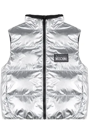 Moschino Weste mit Logo-Applikation