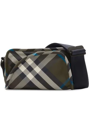 Burberry Shield Kuriertasche mit Check