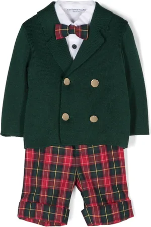COLORICHIARI Hosen-Set mit Schottenkaro
