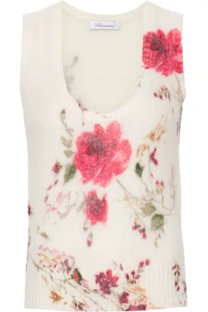 BLUMARINE Tanktop mit Rosen-Print