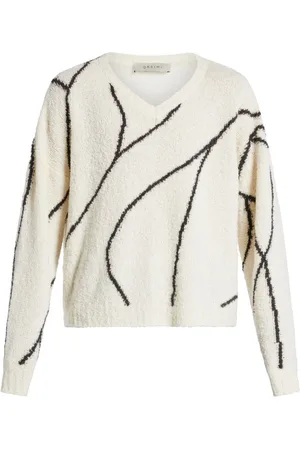 QASIMI Pullover mit abstraktem Muster