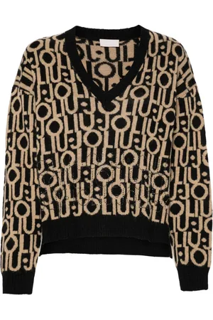 Liu Jo Jacquard-Pullover mit Logo