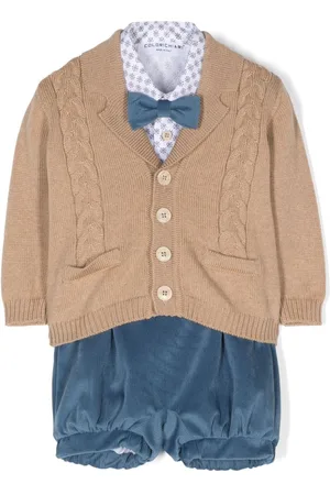 COLORICHIARI Short-Set mit geometrischem Muster