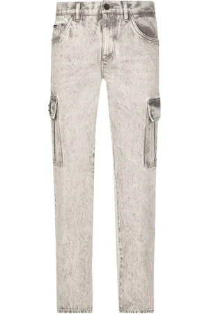Dolce & Gabbana Cargo-Jeans mit Logo-Schild