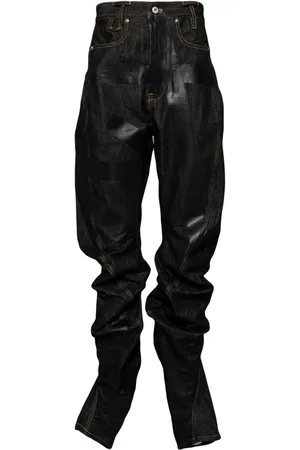 JUNTAE KIM Jeans mit asymmetrischem Saum