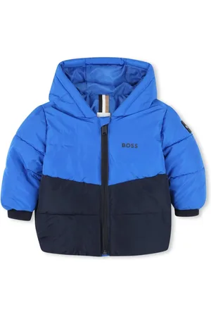 HUGO BOSS Gefütterte Jacke in Colour-Block-Optik