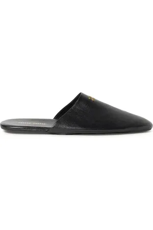Miu Miu Slipper aus Leder