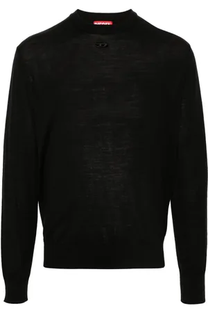 Diesel Pullover mit Oval D-Stickerei