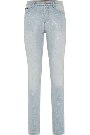 Philipp Plein Jeggings mit hohem Bund