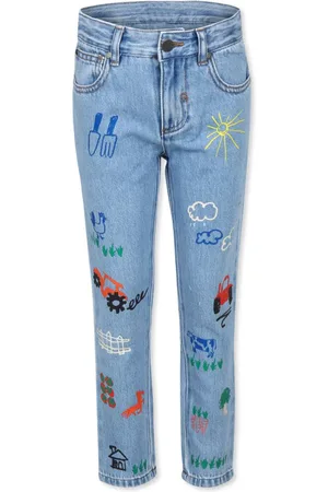 Stella McCartney Jeans mit grafischem Print
