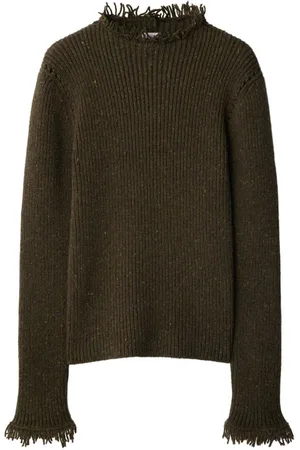 Burberry Ausgefranster Pullover