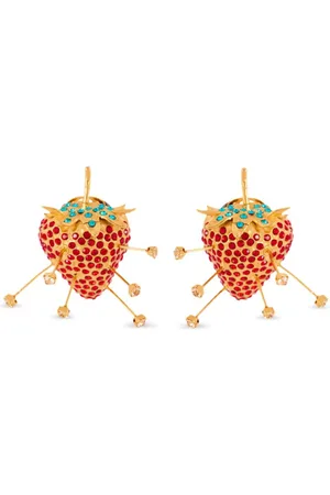 Balmain Strawberry Ohrringe mit Strass