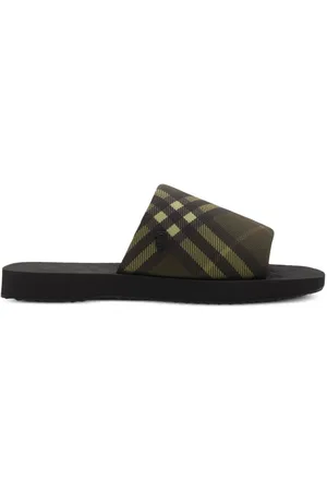 Burberry Check Trek Pantoletten