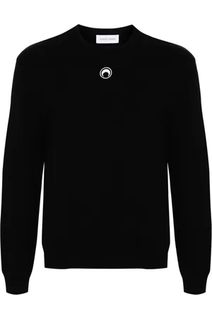 Marine Serre Pullover mit Sichelmond-Stickerei