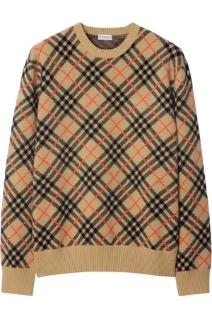 Burberry Kaschmirpullover mit Check