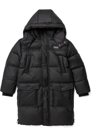 Karl Lagerfeld Gefütterte Jacke mit Logo-Print