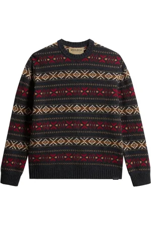 Woolrich Pullover in Fair-Isle-Strick