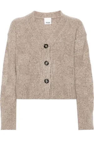 Allude Cardigan mit Schachbrettmuster