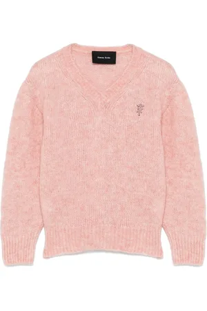 Simone Rocha Cropped-Pullover mit V-Ausschnitt