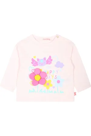 Billieblush Langarmshirt mit Blumenapplikation