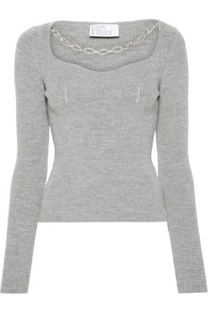 GIUSEPPE DI MORABITO Pullover mit Kettendetail