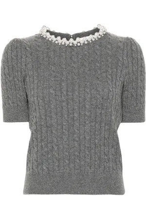 Sandro Pullover mit Zopfmuster
