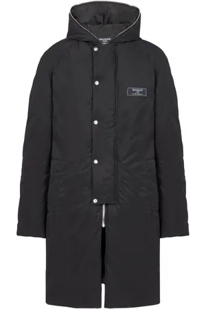 Balmain Lange Daunenjacke