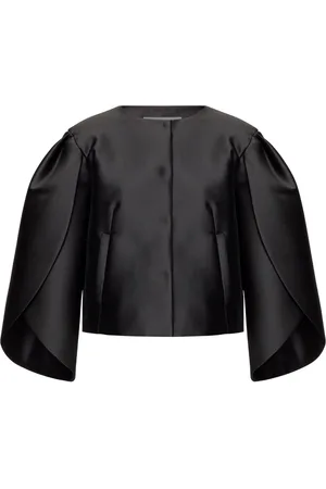 Alberta Ferretti Mikado-Jacke mit Blütenärmeln