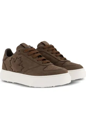 Dsquared2 Ahornblatt-Sneakers aus Wildleder