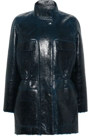 Fendi Mantel aus Leder