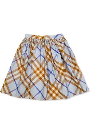 Burberry Karierter Faltenrock aus Seide