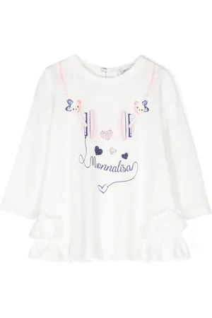 MONNALISA Cuffie T-Shirt mit Kopfhörer-Print