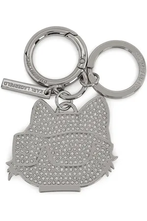 Karl Lagerfeld Ikon Schlüsselanhänger mit Strass