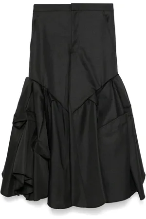 Comme des Garçons Ausgestellte Hose mit Falten